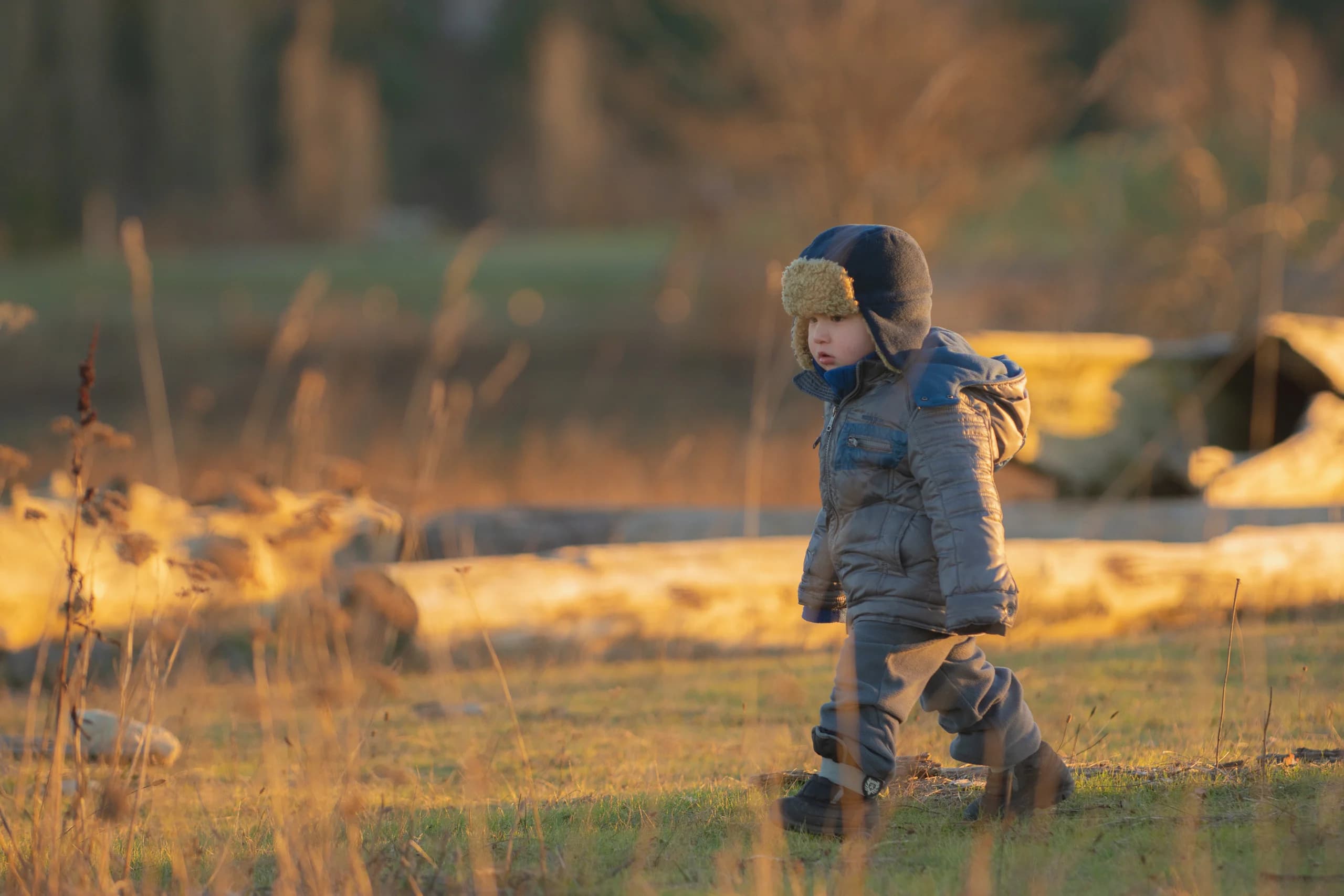 Walking in the Grass
